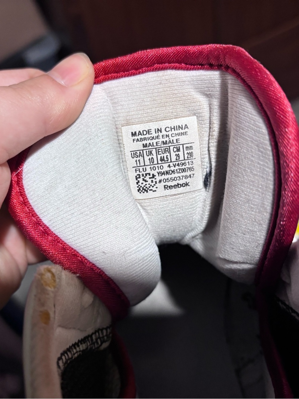 Reebok Kids Sneakers in Red and White